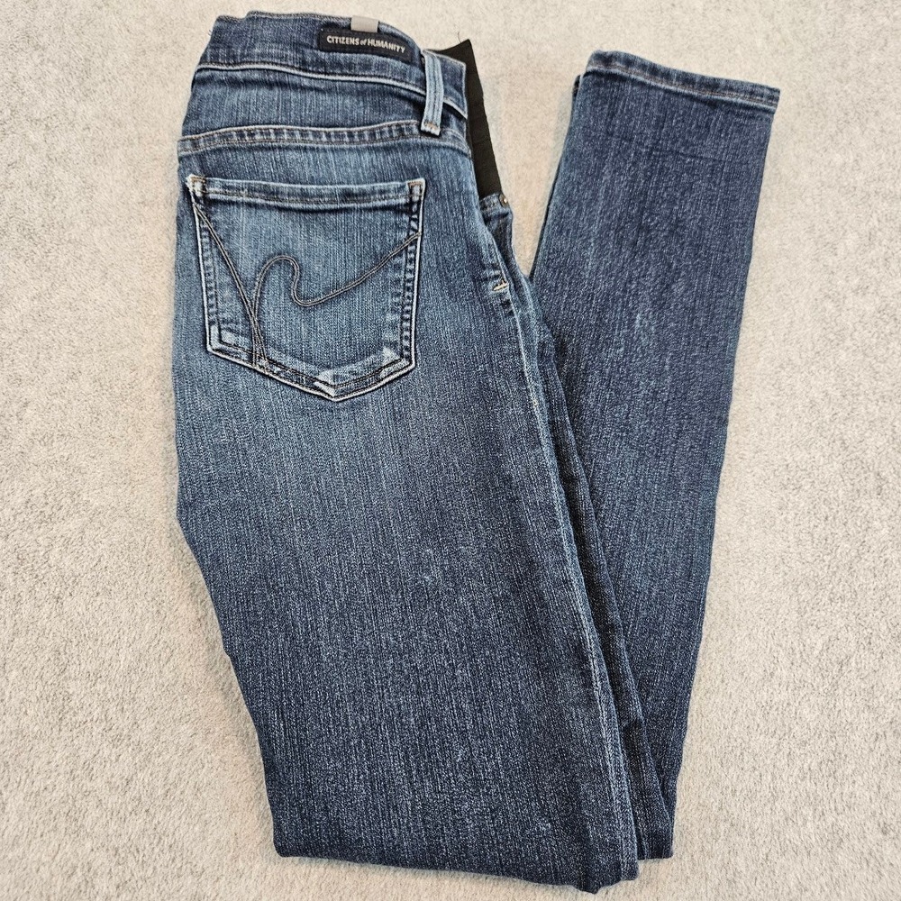 Citizens of Humanity Avedon Ultra Skinny Maternity Jeans Blue 1400-589 Size 25